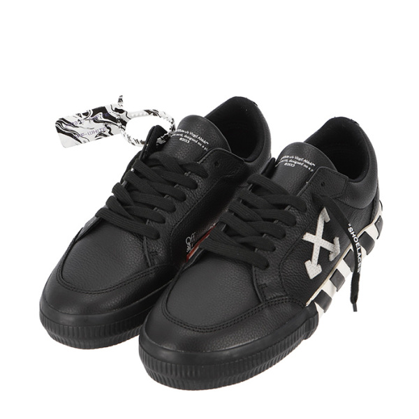 Giày Off-White Vulc Sneaker Low 'Black White' OMIA085E20LEA001-1001 - Ảnh 4