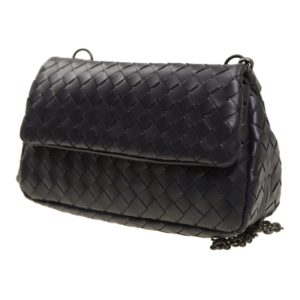 Alternative view of Túi Bottega Veneta Handbag Lambskin Dark Blue 310774-V0016-4066