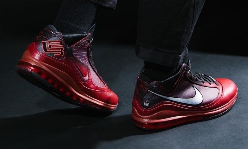 Giày Nike Air Max LeBron 7 Retro QS 'Christmas' 2019 CU5133-600 - Ảnh 5