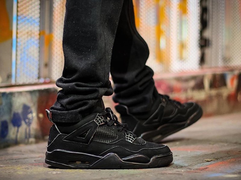 Giày Nike Air Jordan 4 Retro 'Black Cat' 2020 CU1110-010 - Ảnh 4