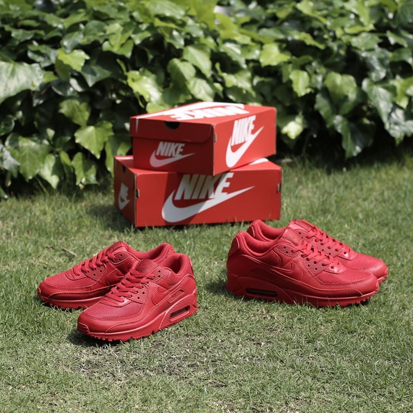 Giày Nike Air Max 90 'Triple Red' CZ7918-600 - Ảnh 6