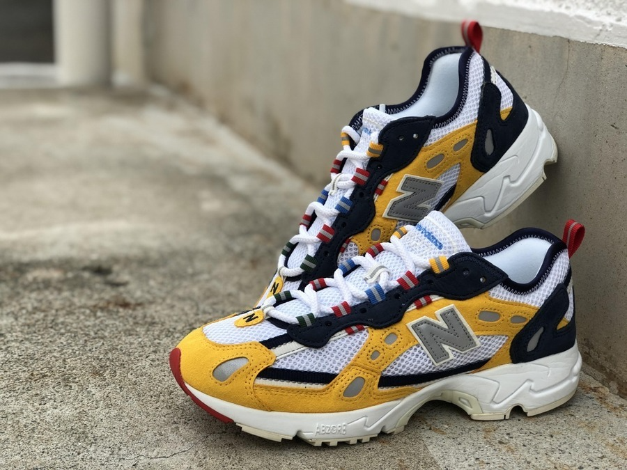 Giày New Balance Aimé Leon Dore x 827 Yellow ML827ADD - Ảnh 5