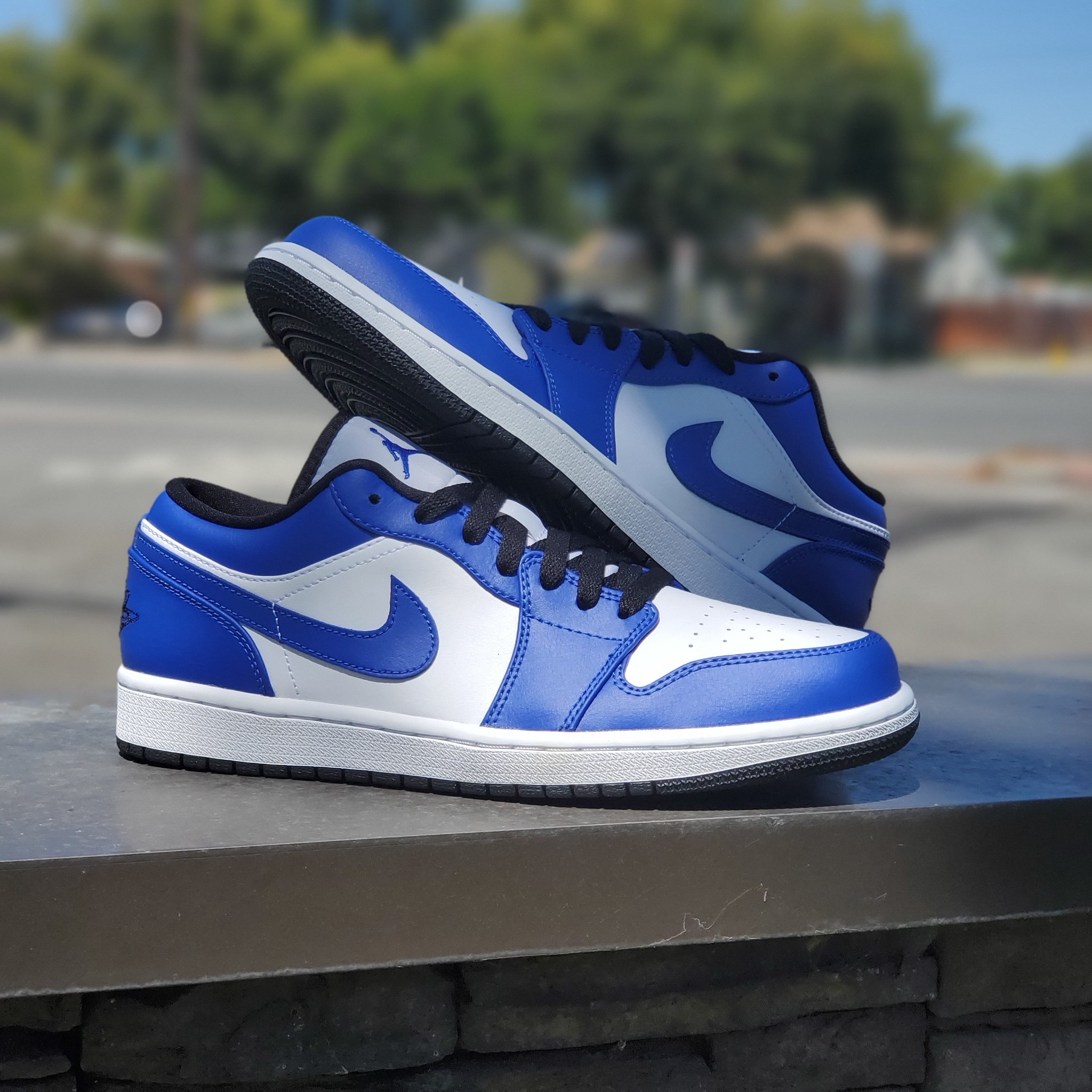 Giày Nike Air Jordan 1 Low 'Game Royal' 553558-124 - Ảnh 4