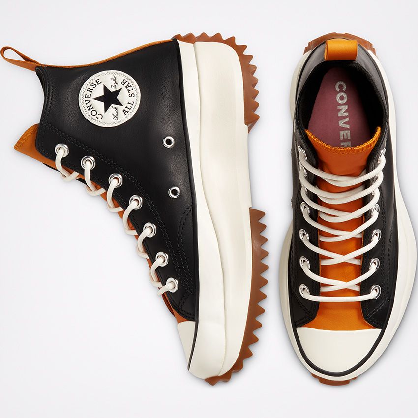 Giày Converse Wmns Run Star Hike High 'Black Saffron Yellow' 568649C - Ảnh 4