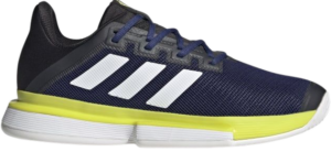 Giay Tennis Adidas Solematch Bounce 'Navy Yellow' GY7645