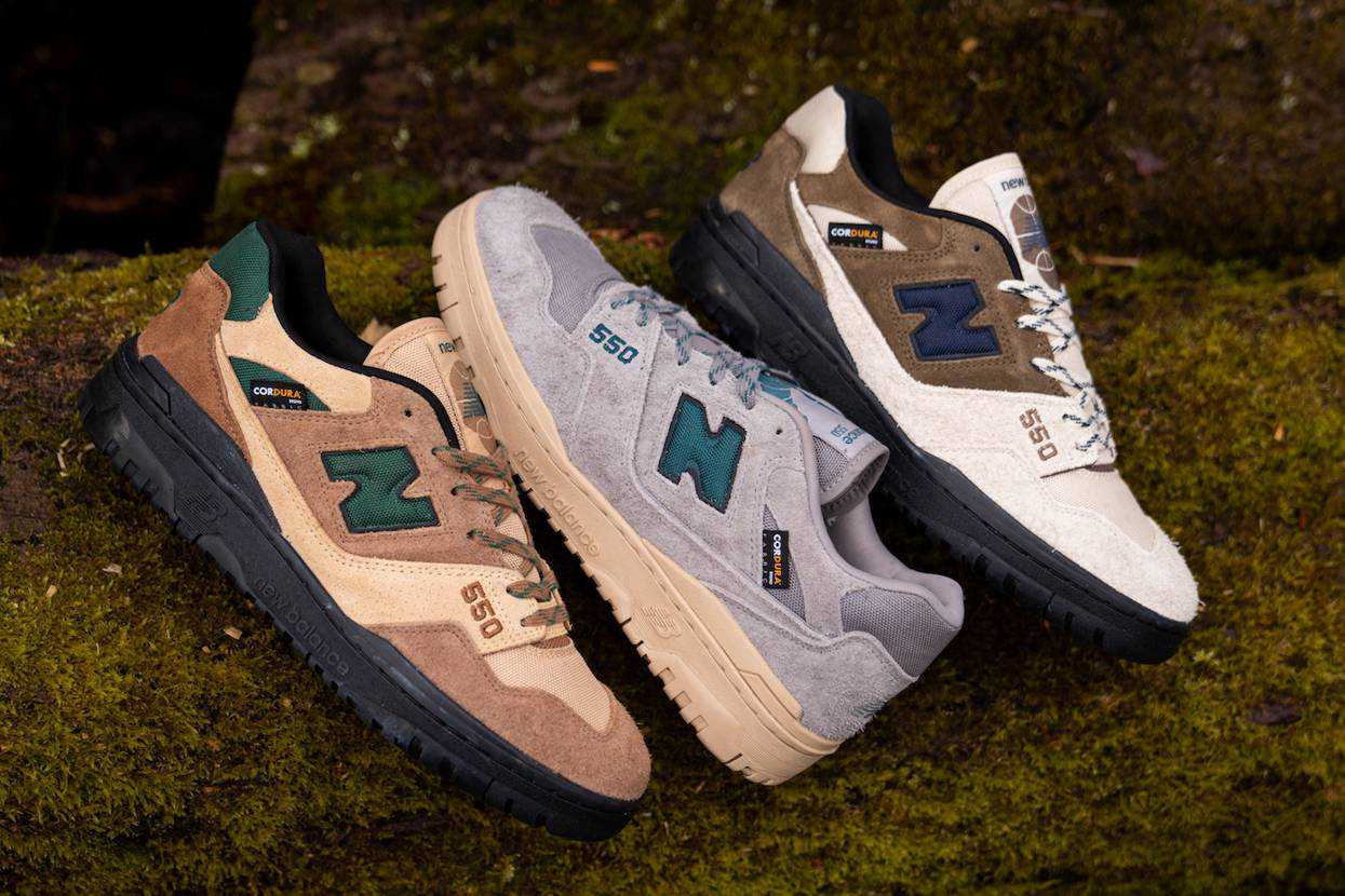 Giày New Balance 550 x Size 'Brown Green' BB550SZ1 - Ảnh 4