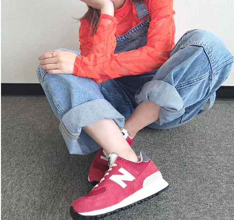 Giày New Balance 574 Heritage 'Red' U574HR2 - Ảnh 2