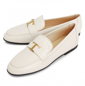 Alternative view of Giày Tod's Wmns White Loafers T Timeless in Leather XXW35B0ED10TRP39C019