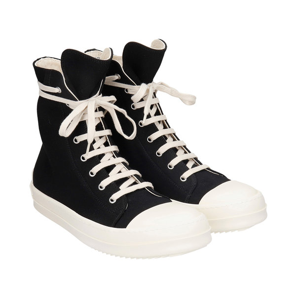 Giày Rick Owens Black High Top Sneakers DU21S2800 - Ảnh 2