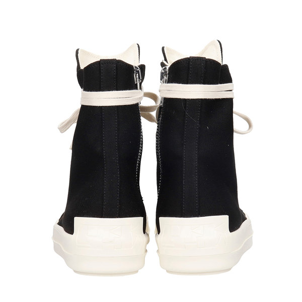 Giày Rick Owens Black High Top Sneakers DU21S2800 - Ảnh 4