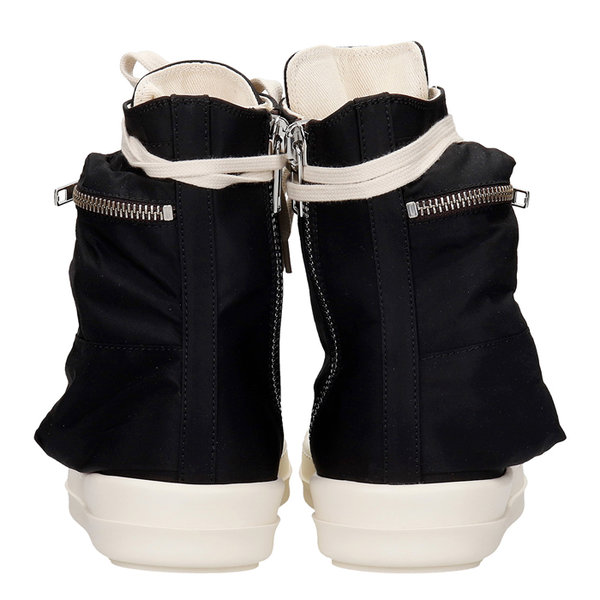 Giày Rick Owens Black High Top Sneakers DU21S2801 - Ảnh 4