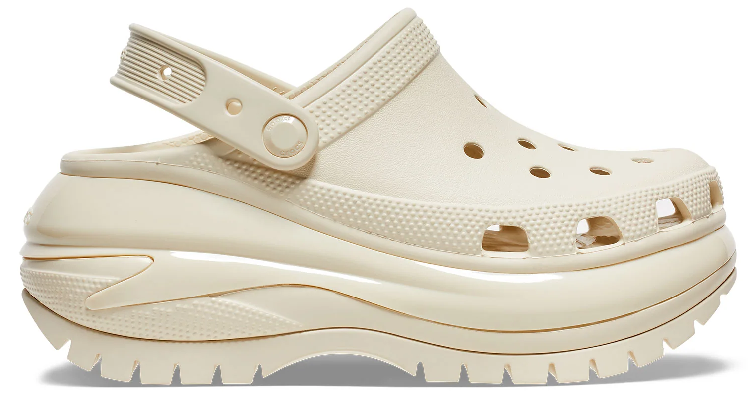 Dep Crocs Classic Mega Crush Clog Bone 207988-2Y2