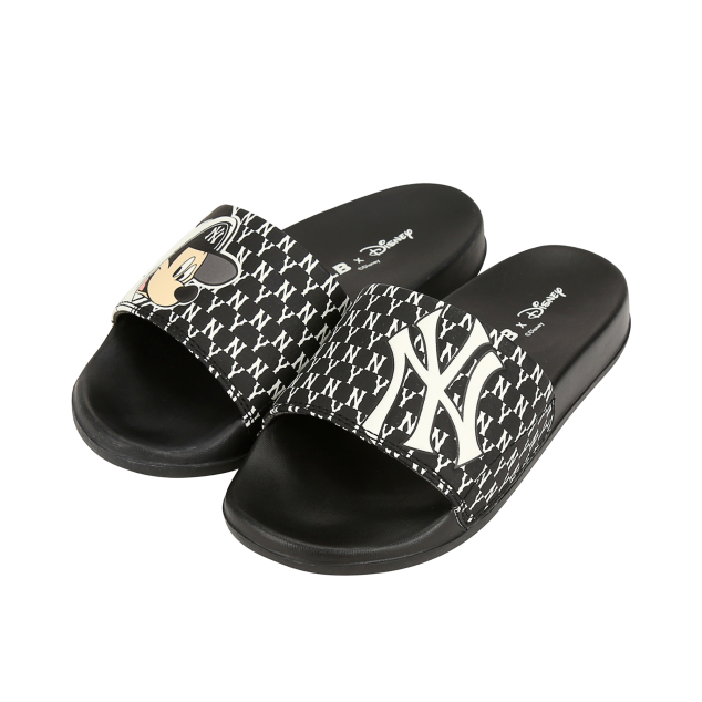 Dép MLB Slide X Disney Yankee Black 32SHHK011-50L - Ảnh 2