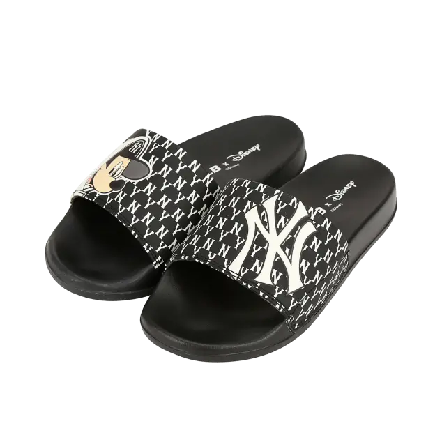 Alternative view of Dép MLB Slide X Disney Yankee Black 32SHHK011-50L