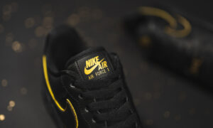 Alternative view of Giày Nike Air Force 1 Low '07 Essential 'Black Gold Swoosh' AQ2132-005