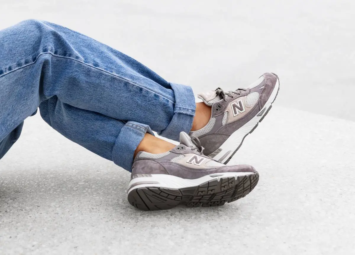 Alternative view of Giày New Balance Wmns 991 'Pink Grey' W991LGS