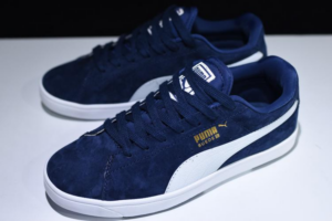 Alternative view of Giày Puma Suede 'Blue White' 356414-28