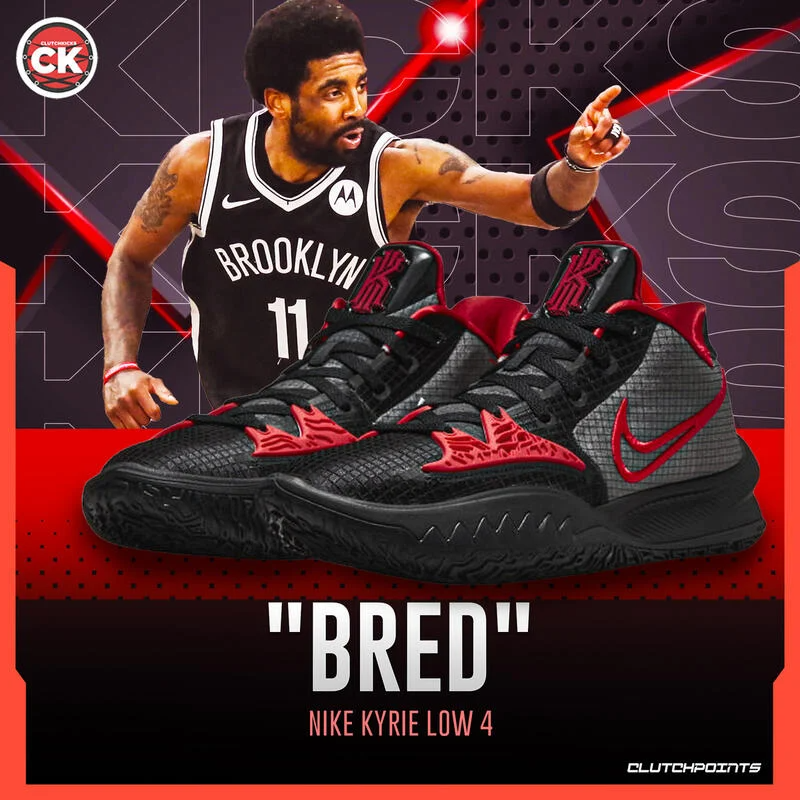 Alternative view of Giày Nike Kyrie Low 4 'Bred' CW3985-006