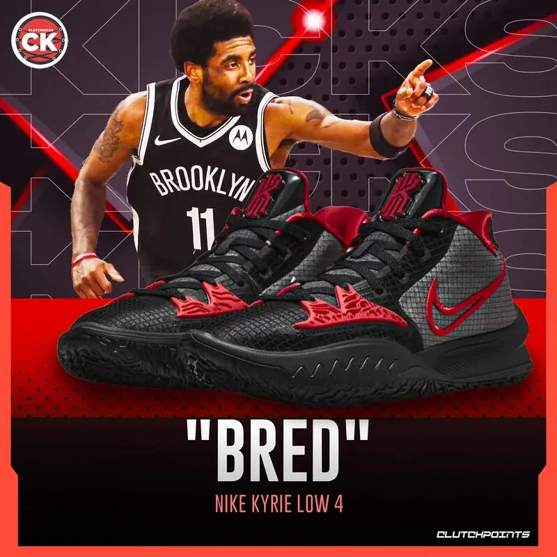 Alternative view of Giày Nike Kyrie Low 4 'Bred' CW3985-006