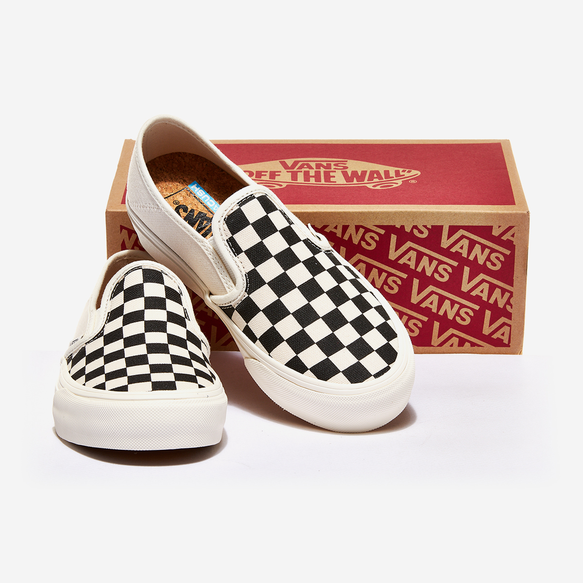 Giày Vans Eco Theory SlipL-On SF 'Black Checkerboard' VN0A3MVD42E - Ảnh 8