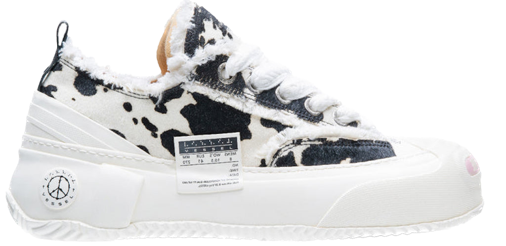 Giay xVESSEL G.O.P. 2.0 Marshmallow Lows 'Cow Print' F22X71B