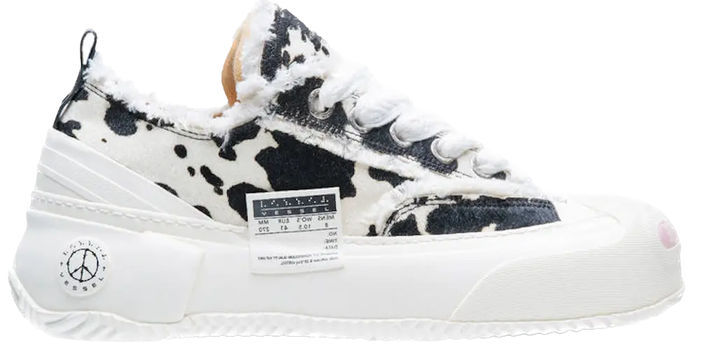 Giay xVESSEL G.O.P. 2.0 Marshmallow Lows 'Cow Print' F22X71B