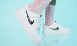 Alternative view of Giày Nike Air Force 1 Low LV8 White Metallic Silver DC9651-100