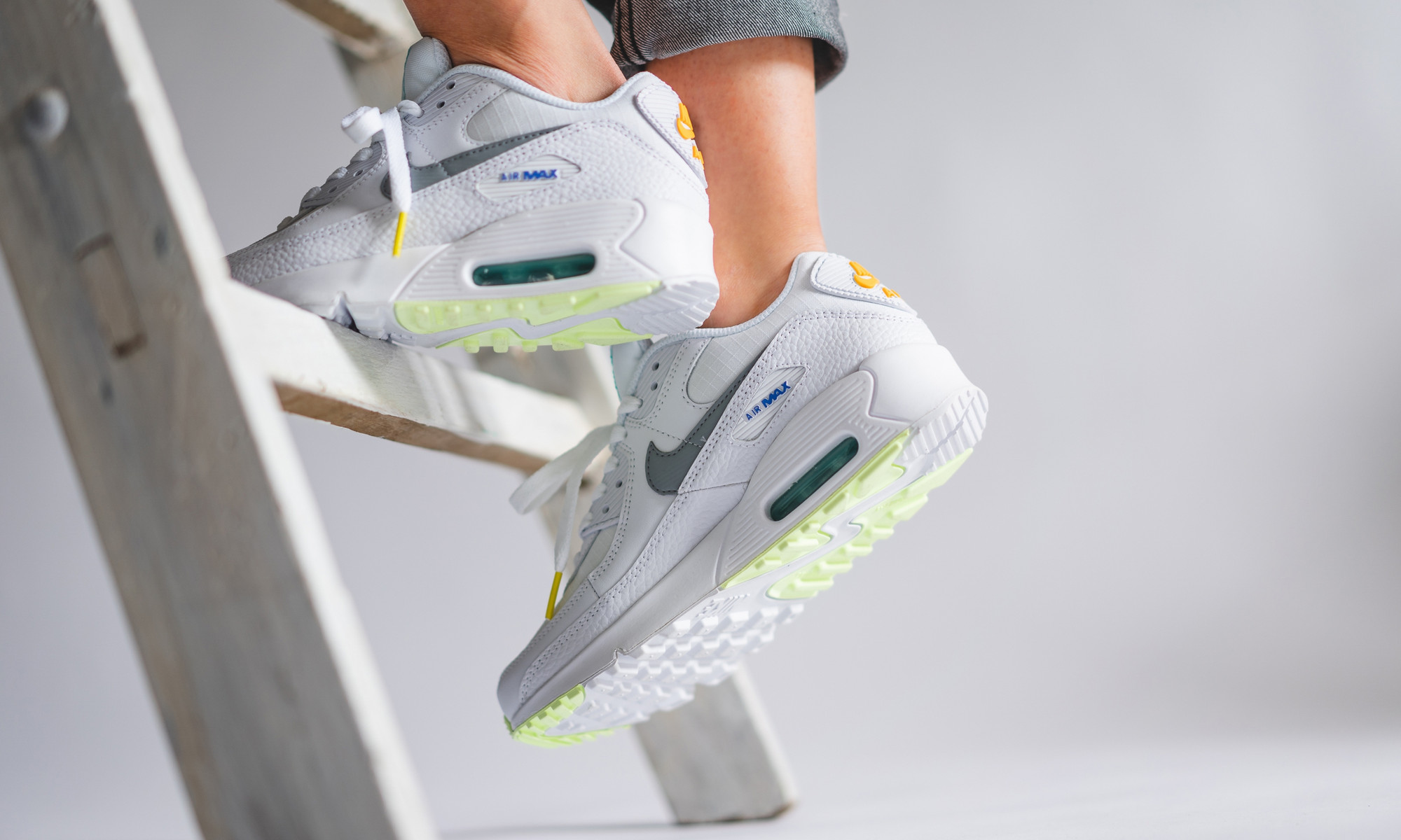 Giày Nike Air Max 90 GS 'White' CZ5868-100 - Ảnh 6