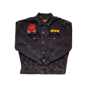 Alternative view of Áo Drew House Hearty Trucker Jacket Medium Black Wash