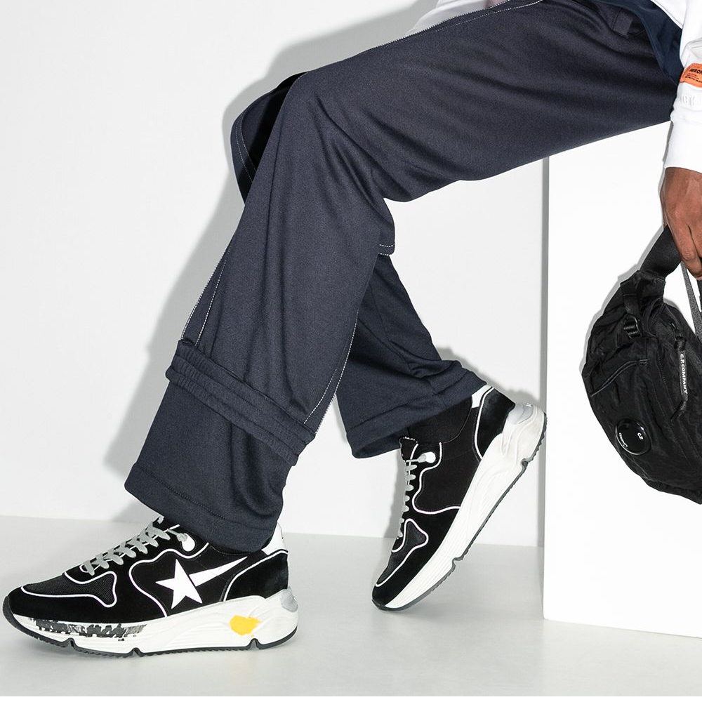 Giày Golden Goose Running Sole 'Black Silver Star' GMF00126-F000326-90178 - Ảnh 2