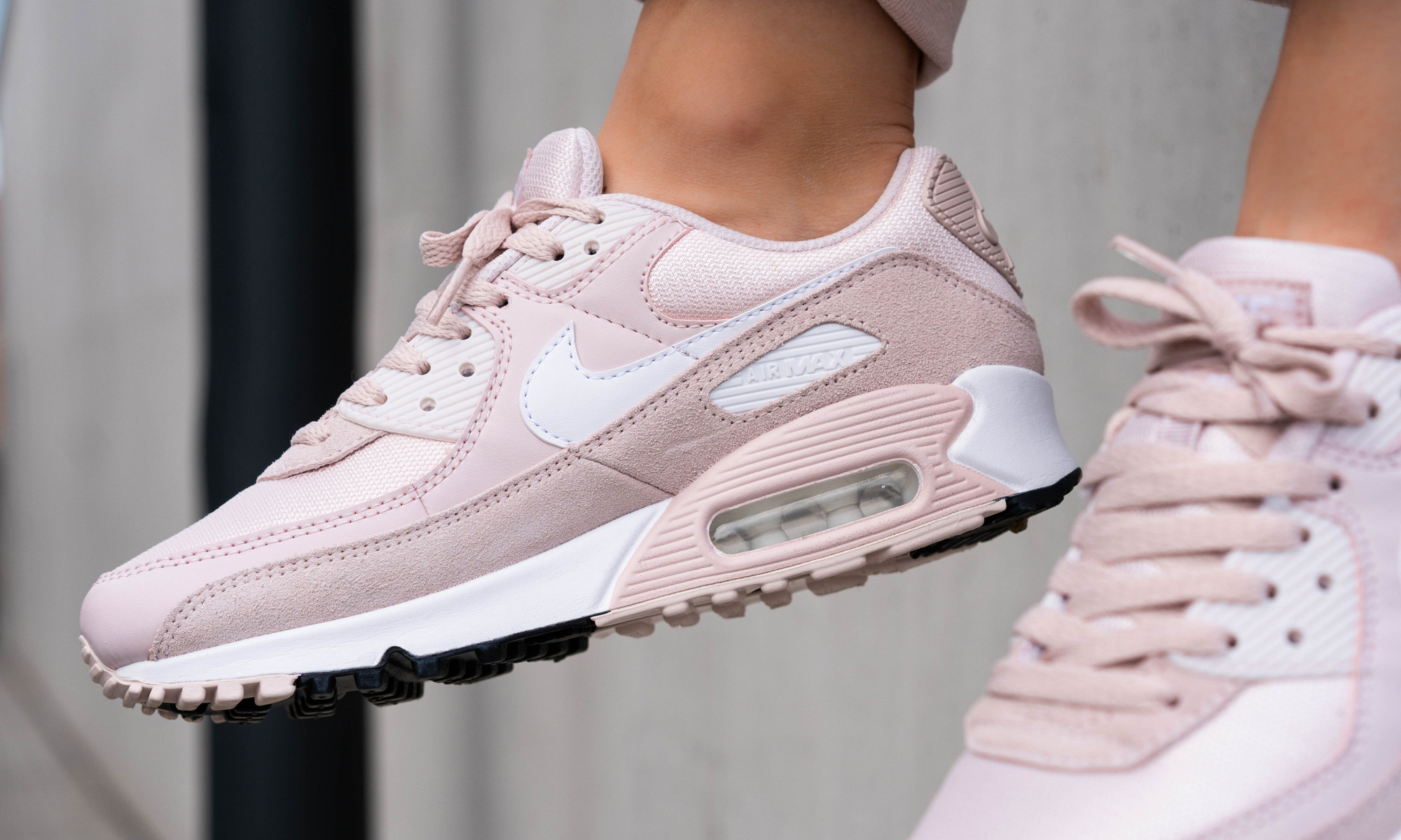 Giày Nike Wmns Air Max 90 'Barely Rose' CZ6221-600 - Ảnh 3