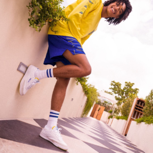 Giay Reebok Club C 85 x Prince 'White Bright Cobalt' GY8052