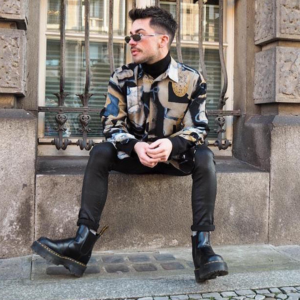 Alternative view of Giày Dr. Martens 2976 Quad 'Black' 24687001