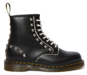Giày Dr. Martens 1460 Stud Black Rolled Vintage Smooth Boots 25202001