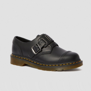 Giay Dr.Martens 1461 Quynn Smooth Leather Buckle 'Black' 25603001