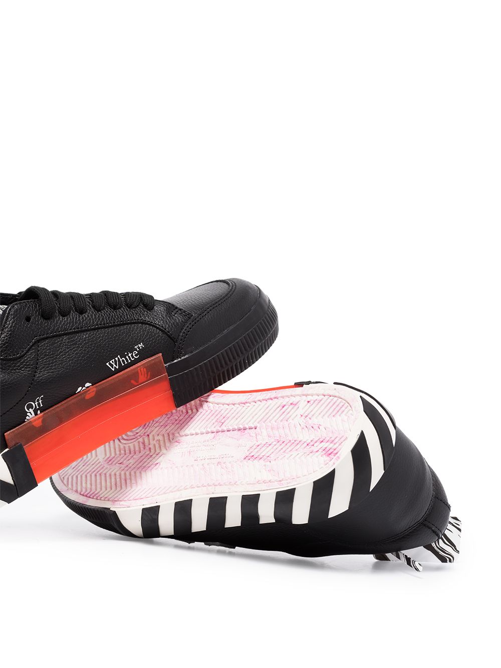 Giày Off-White Vulc Sneaker Low 'Black White' OMIA085E20LEA001-1001 - Ảnh 6