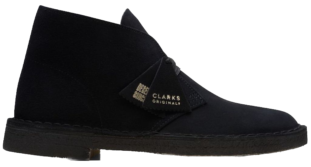 Giay Clarks Desert Boot 'Black Suede' 261-55480