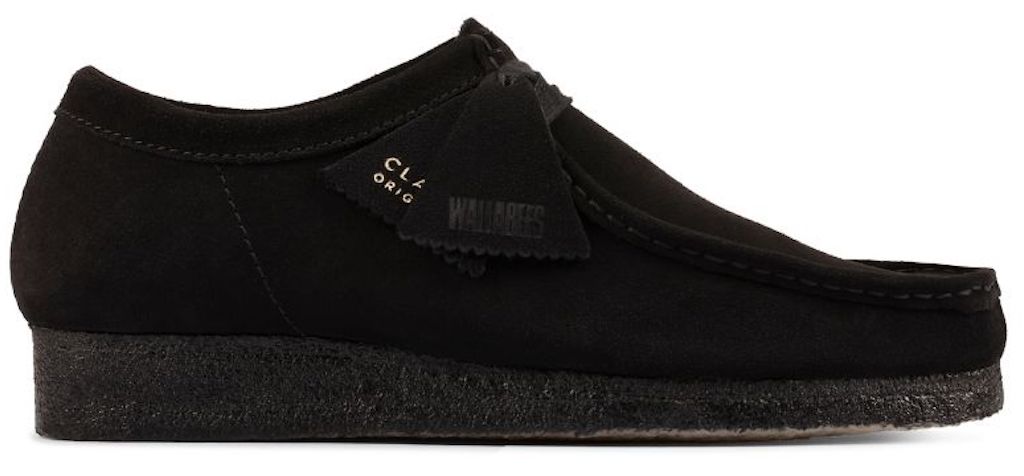 Giay Clarks Wallabee 'Black Suede' 261-55519