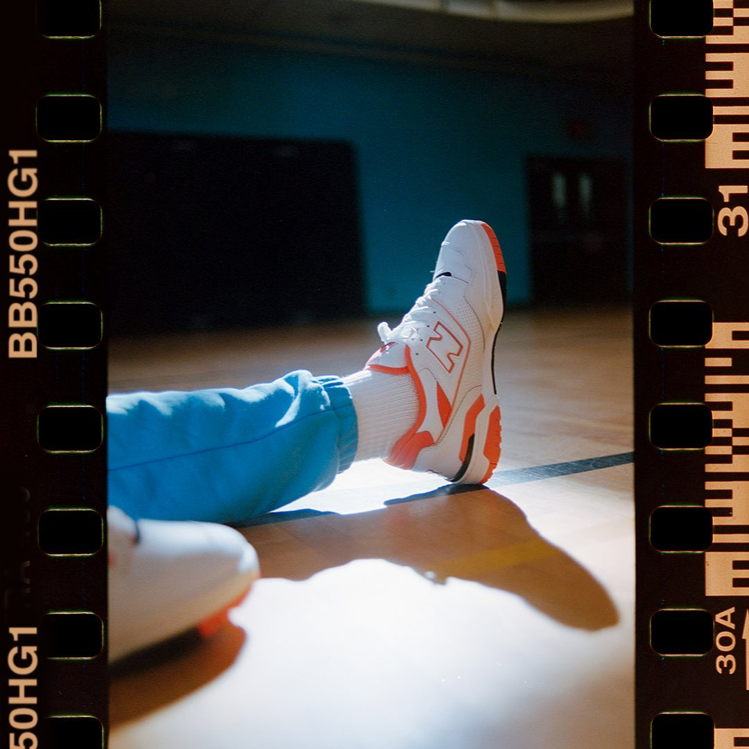 Giày New Balance 550 'Varsity Orange' BB550HG1 - Ảnh 2