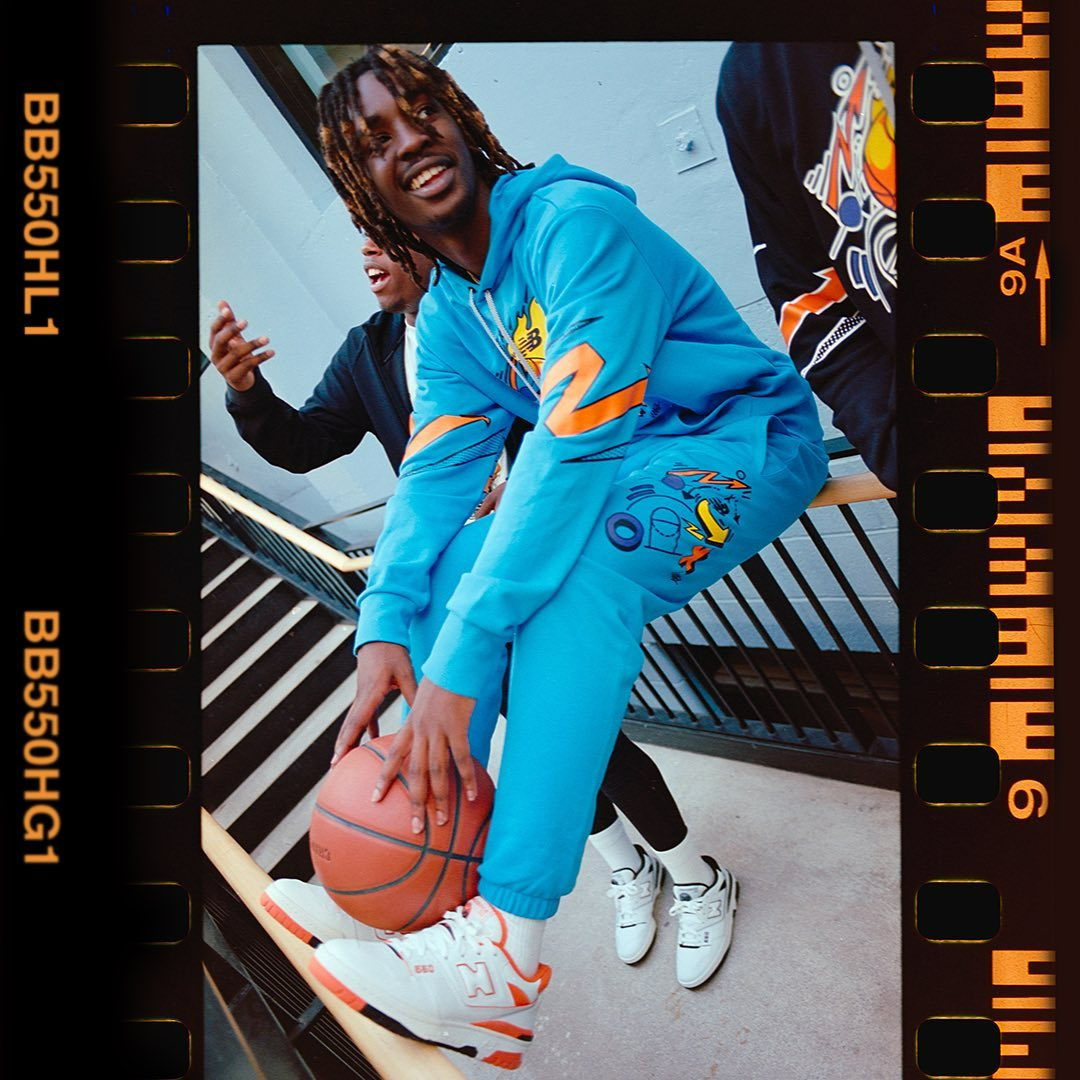 Giày New Balance 550 'Varsity Orange' BB550HG1 - Ảnh 4