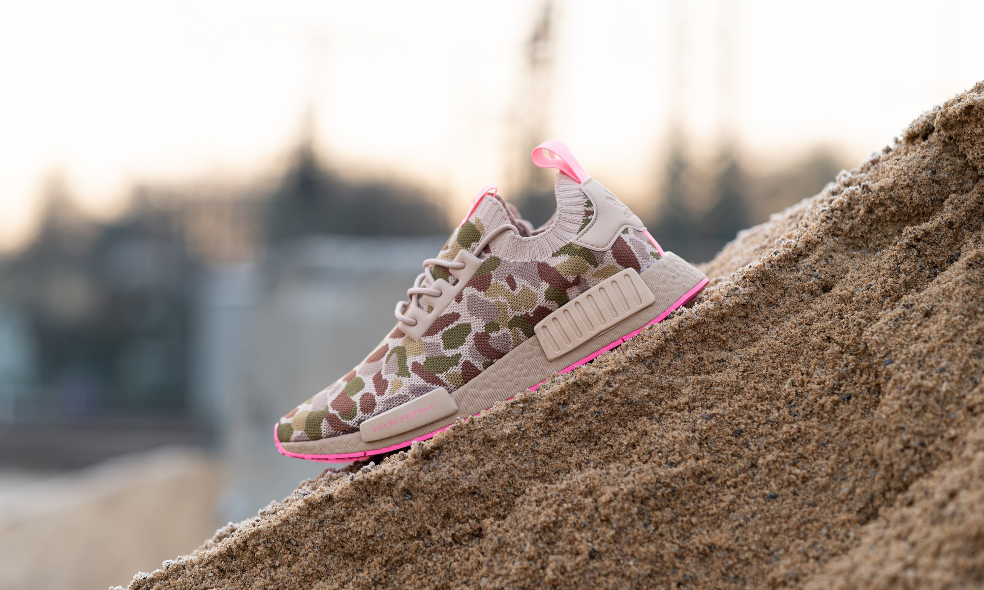 Giày Adidas NMD_R1 Primeknit 'Camo Hyper Pop' G57940 - Ảnh 4