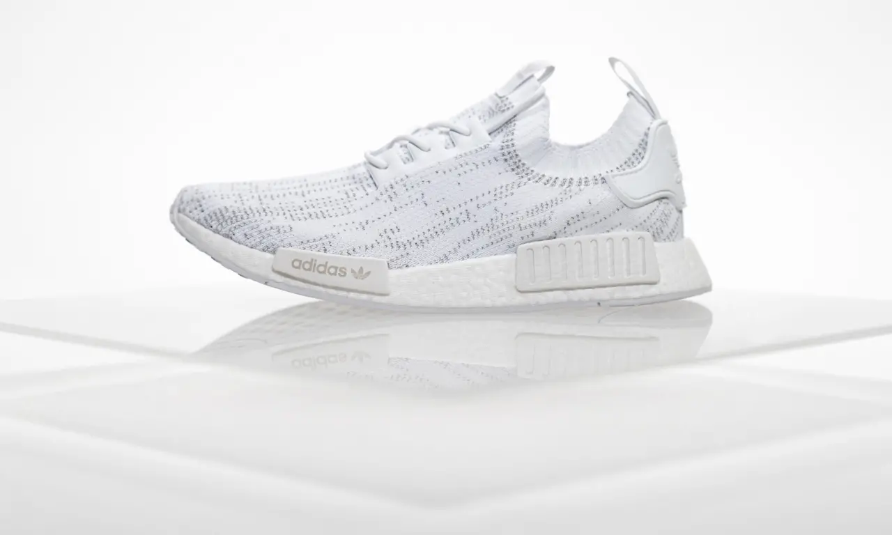 Alternative view of Giày Adidas NMD_R1 Primeknit 'Cloud White' FX6768