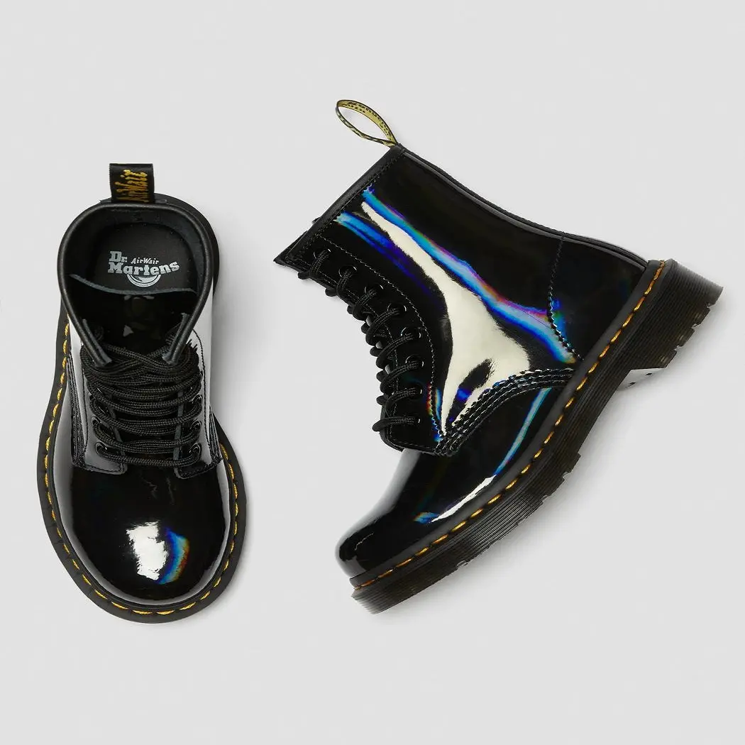 Alternative view of Giày Dr. Martens 1460 Rainbow Patent Lace Up Boots 26698001