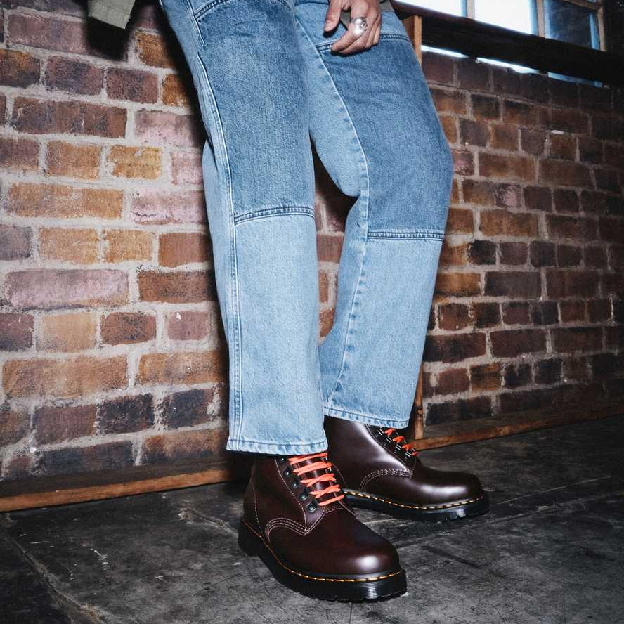 Giày Dr.Martens 1460 Ben Smooth Leather Lace Up 'Red' 26917601 - Ảnh 2