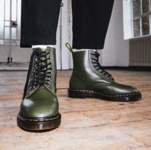 Alternative view of Giày Dr.Martens 1460 Pascal Verso Smooth Leather 'Green' 26966272
