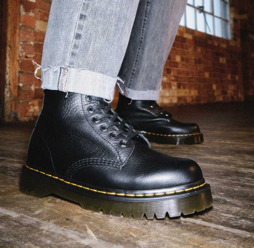 Giày Dr.Martens 1460 Pascal Bex Leather Lace Up 'Black' 26981001 - Ảnh 2