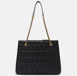 Alternative view of Túi Versace Virtus Quilted Leather Lagre Tote Black DBFI034-D3NTRT-DNMOV