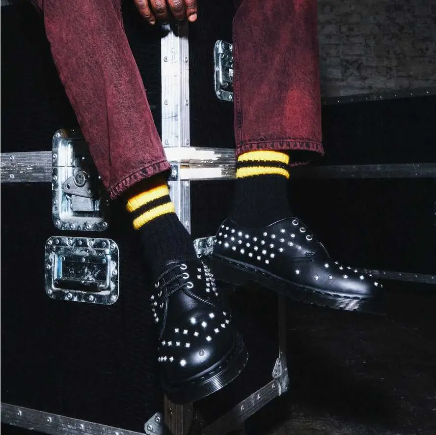 Alternative view of Giày Dr Martens 1461 Oxford 'Black Wanama' 27041001