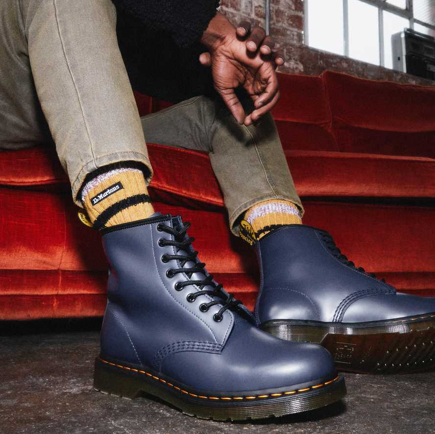 Giày Dr.Martens 1460 Smooth Leather Lace Up 'Blue' 27139403 - Ảnh 2