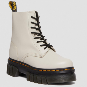 Giay Dr.Martens Audrick Nappa Lux Leather Platform 'White' 27149055
